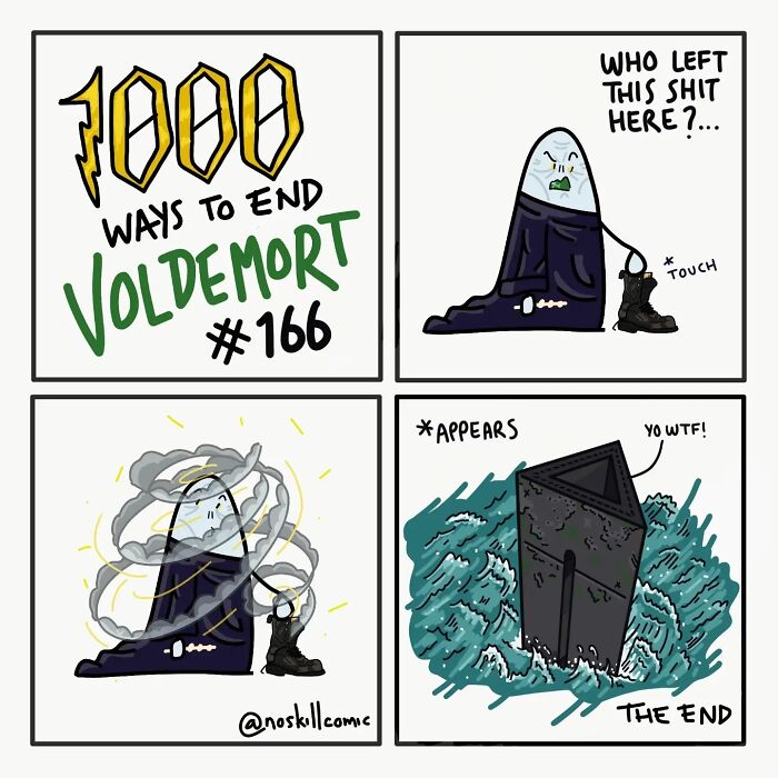 50 Harry Potter Comics By No Skill Comic That Outline 1,000 Ways To Defeat Voldemort
