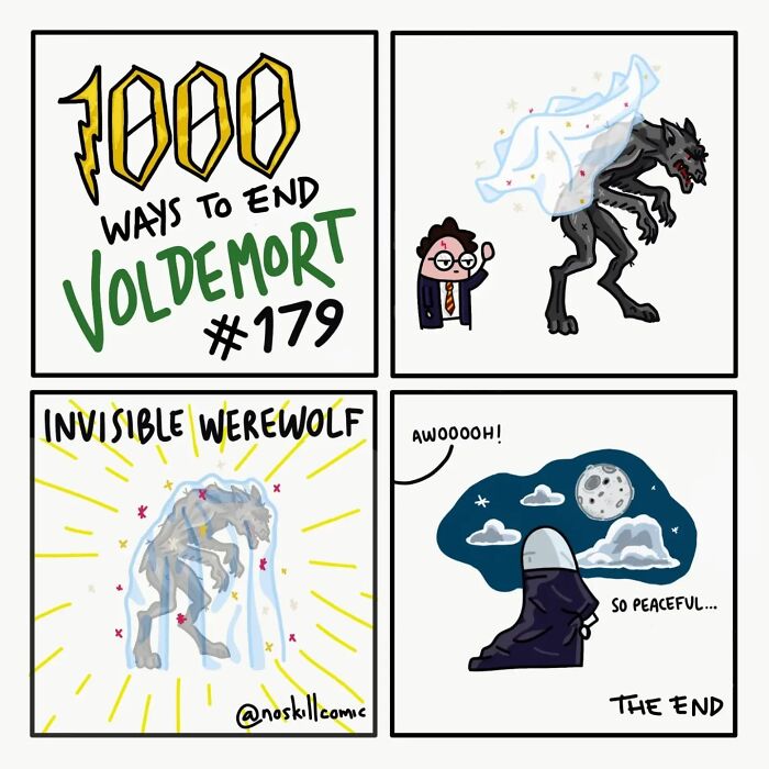 50 Harry Potter Comics By No Skill Comic That Outline 1,000 Ways To Defeat Voldemort