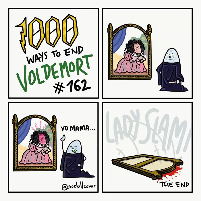 50 Harry Potter Comics By No Skill Comic That Outline 1,000 Ways To Defeat Voldemort