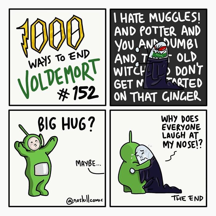 50 Harry Potter Comics By No Skill Comic That Outline 1,000 Ways To Defeat Voldemort