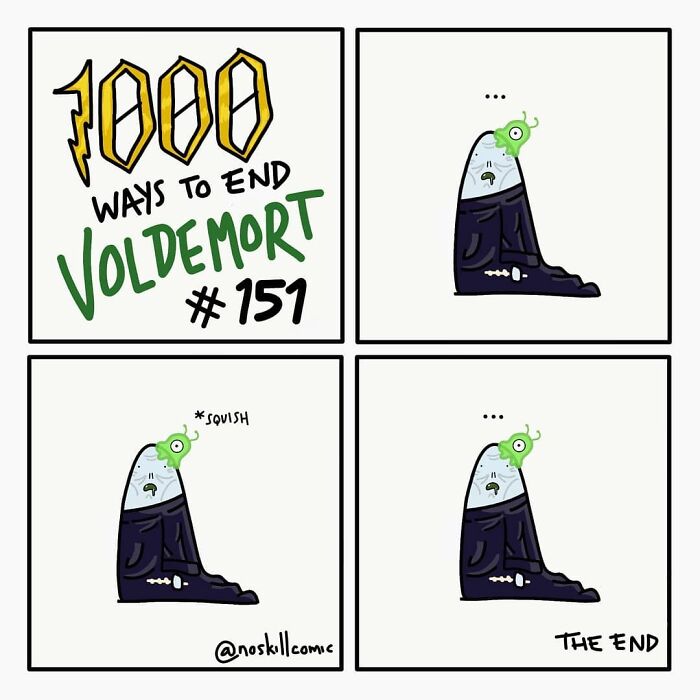 50 Harry Potter Comics By No Skill Comic That Outline 1,000 Ways To Defeat Voldemort