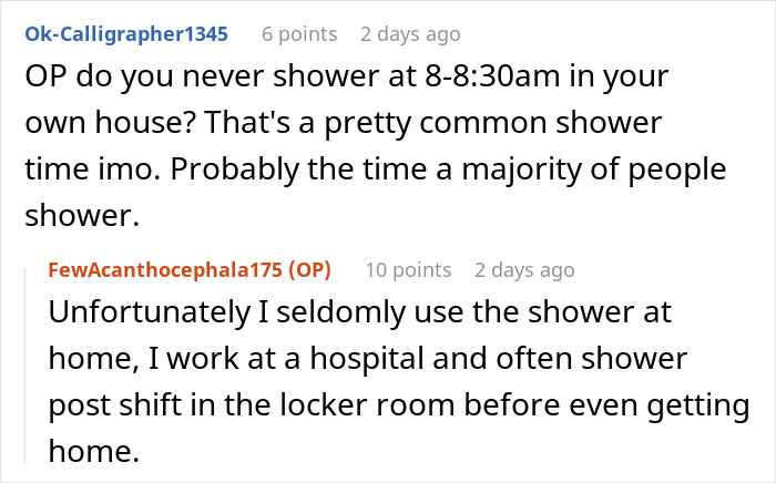 Woman Quietly Stops Visiting BF After His Housemate Complains About Her Showering, Causes Family Drama