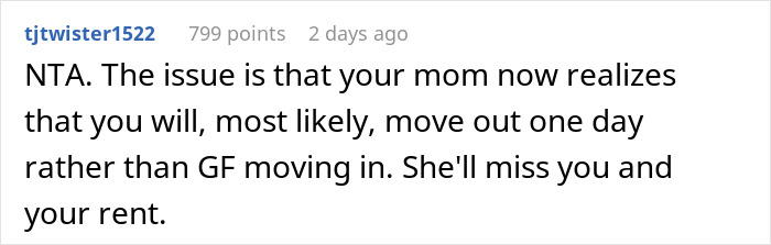 Woman Quietly Stops Visiting BF After His Housemate Complains About Her Showering, Causes Family Drama