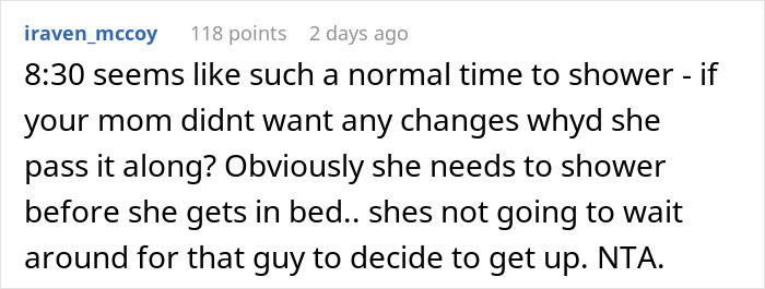 Woman Quietly Stops Visiting BF After His Housemate Complains About Her Showering, Causes Family Drama