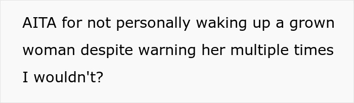 Always-Late Woman Tells Tour Guide To Wake Her Up, Gets Left Behind Instead