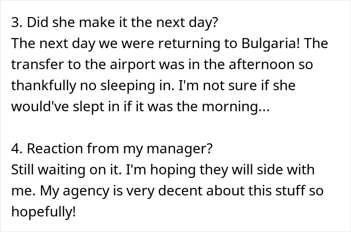 Always-Late Woman Tells Tour Guide To Wake Her Up, Gets Left Behind Instead