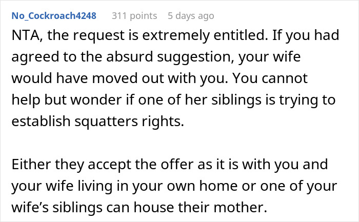 &#8220;You Took Our Sister&#8221;: Brother-In-Law Demands Man Leave His Own Home For Their Mother