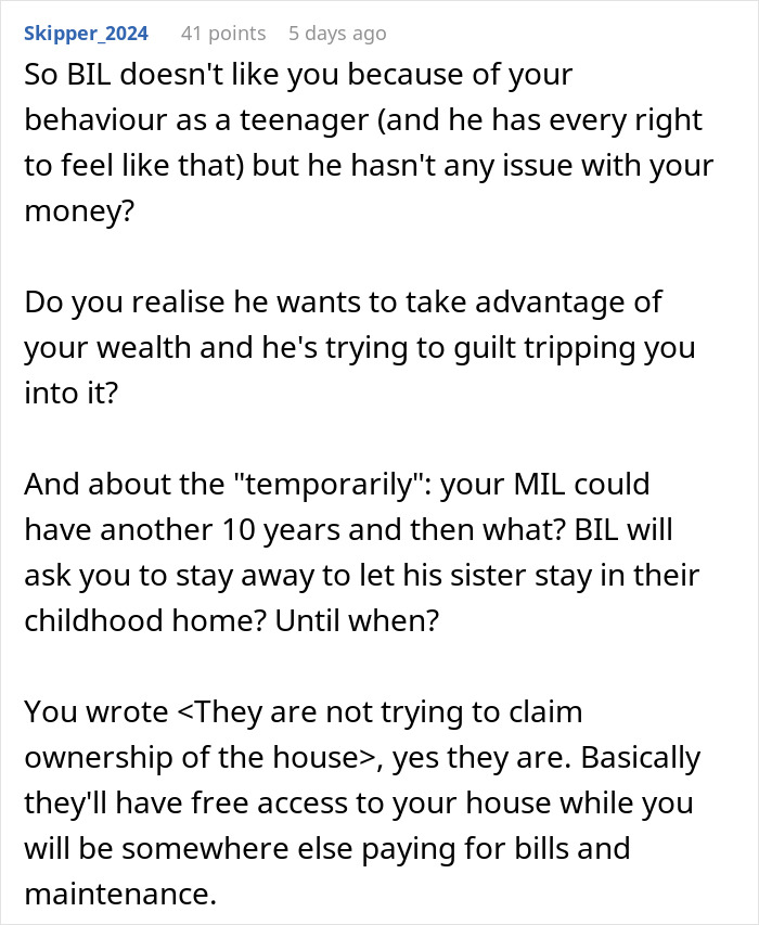 &#8220;You Took Our Sister&#8221;: Brother-In-Law Demands Man Leave His Own Home For Their Mother