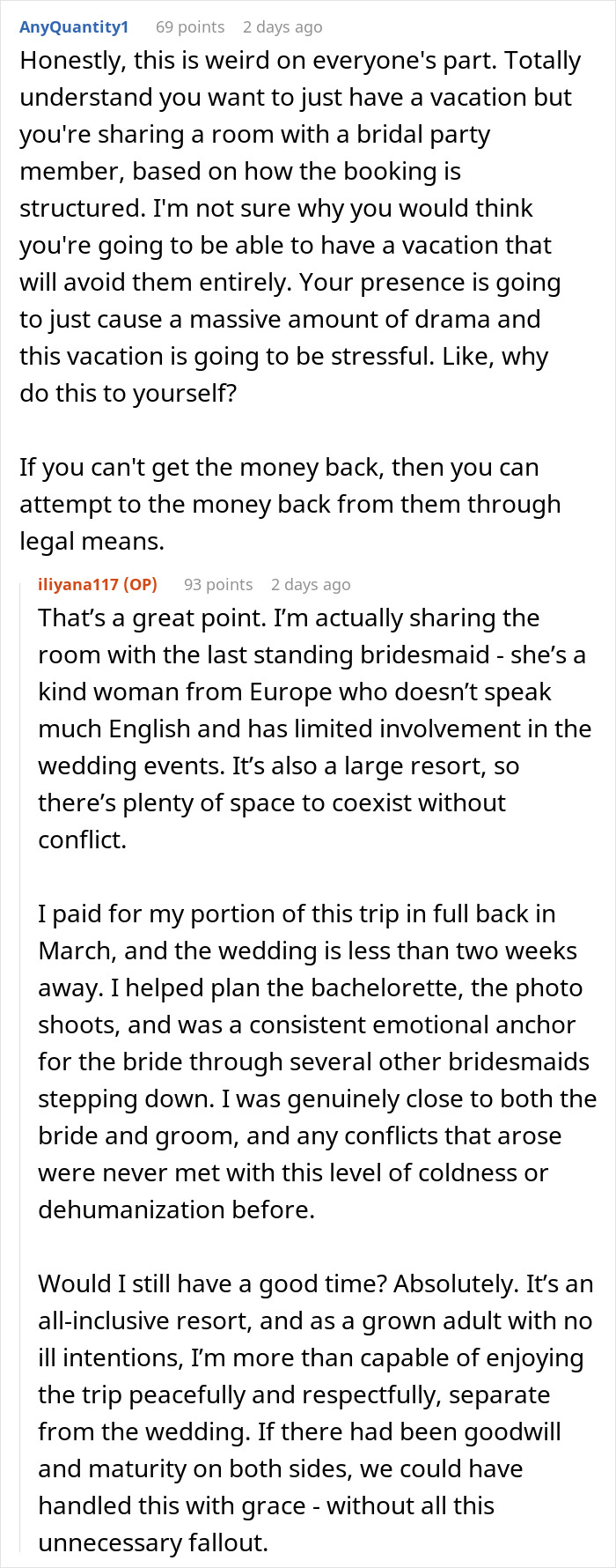 &#8220;They Were Bluffing&#8221;: Woman Outs Bride And Groom Trying To Sabotage Her Vacation