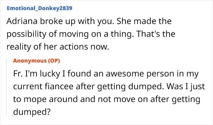 Woman Flips Out After Finding Out Her Ex Is Getting Married And Having A Baby