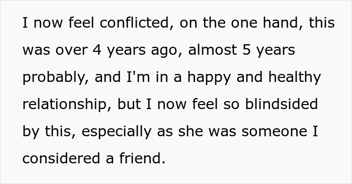 Woman Finds Herself Revisiting Past Breakup After Friend Reveals She Was The Other Woman All Along