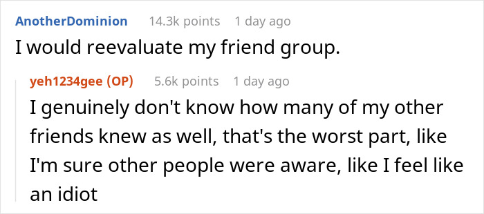 Woman Finds Herself Revisiting Past Breakup After Friend Reveals She Was The Other Woman All Along