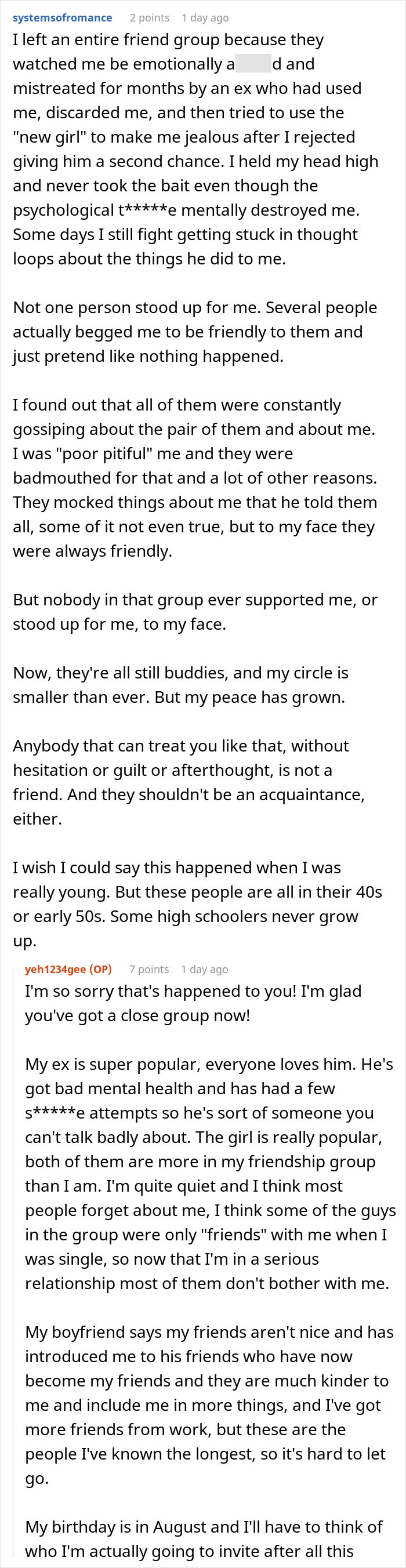 Woman Finds Herself Revisiting Past Breakup After Friend Reveals She Was The Other Woman All Along