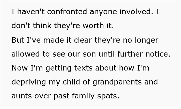 Man Learns His Wife’s Family Secretly Cyber-Bullied Him, Bans Them From Seeing His Son