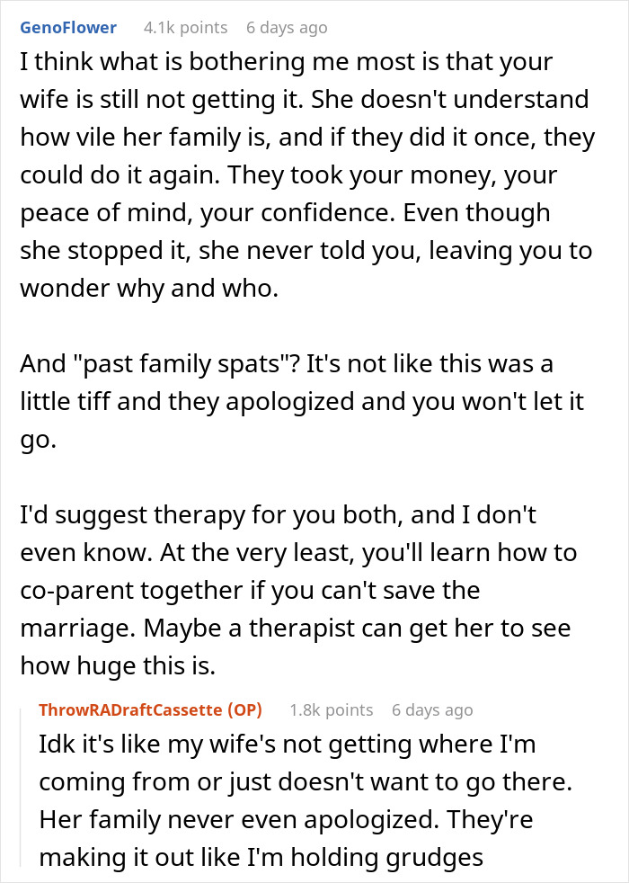 Man Learns His Wife’s Family Secretly Cyber-Bullied Him, Bans Them From Seeing His Son