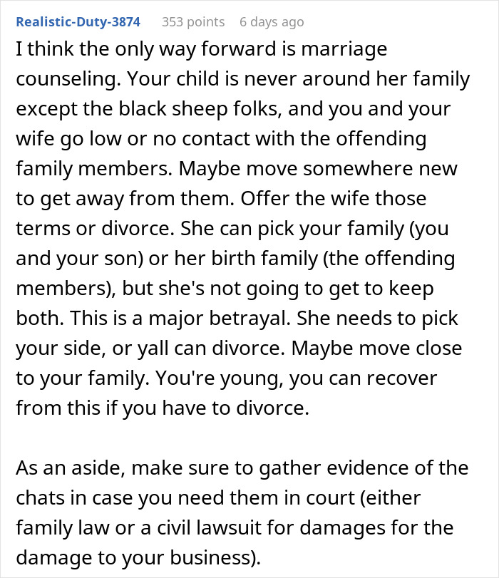 Man Learns His Wife’s Family Secretly Cyber-Bullied Him, Bans Them From Seeing His Son
