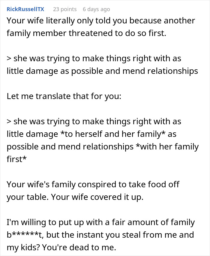 Man Learns His Wife’s Family Secretly Cyber-Bullied Him, Bans Them From Seeing His Son