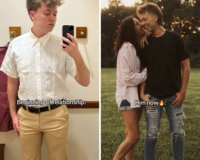 50 Women Share Pics That Perfectly Show The Girlfriend Glow-Up Effect