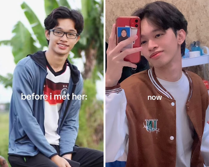 50 Women Share Pics That Perfectly Show The Girlfriend Glow-Up Effect