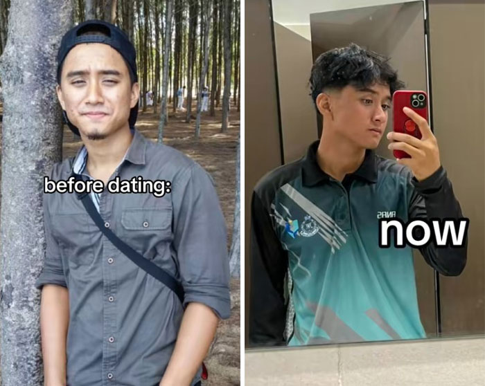 50 Women Share Pics That Perfectly Show The Girlfriend Glow-Up Effect