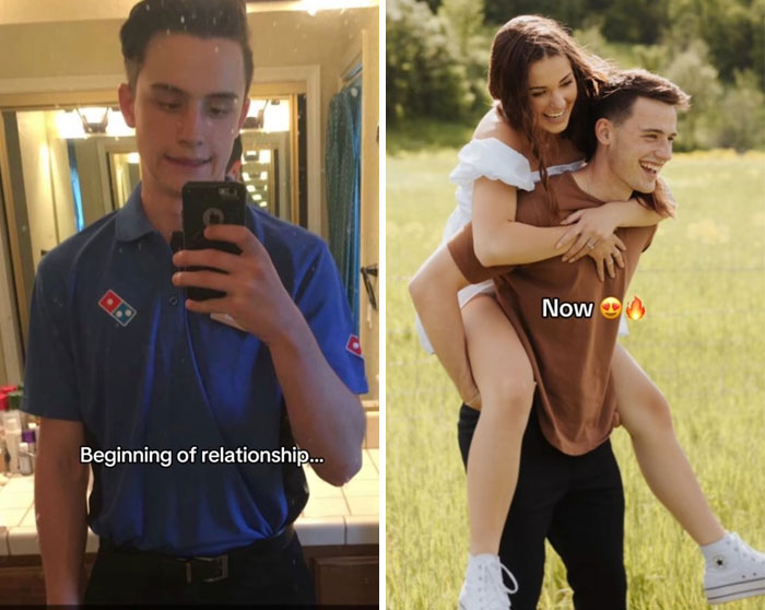 50 Women Share Pics That Perfectly Show The Girlfriend Glow-Up Effect
