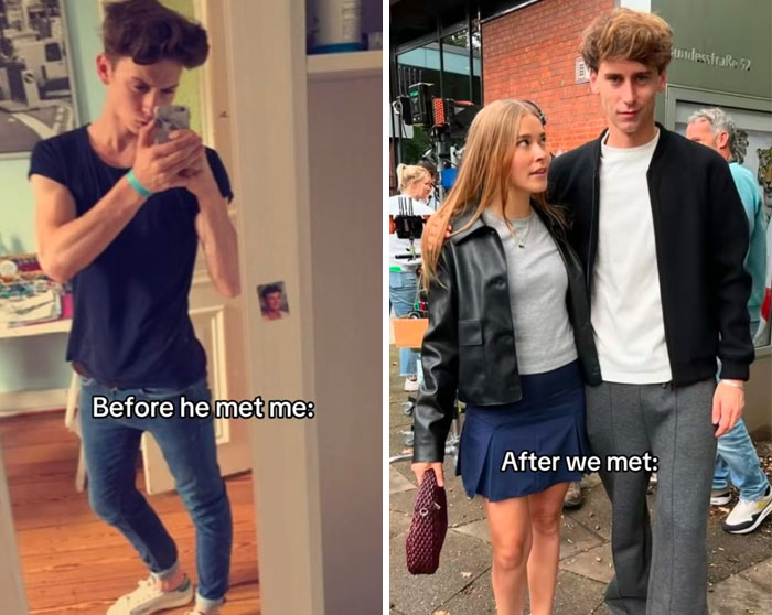 50 Women Share Pics That Perfectly Show The Girlfriend Glow-Up Effect