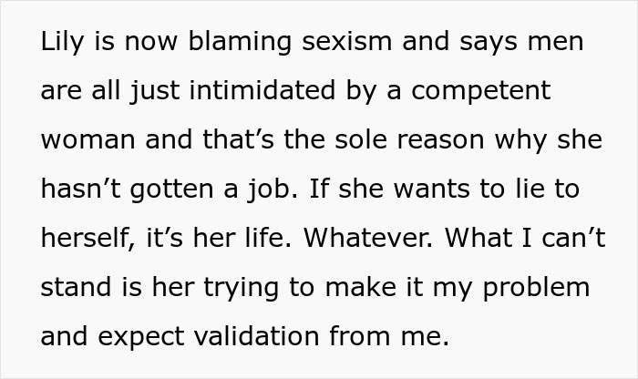Woman Blames Sexism For Not Landing A Job, Gets Hit With A Brutal Reality Check From Sister
