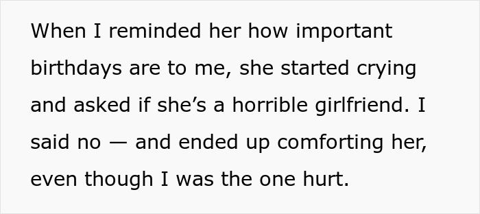 Man Expects Special Treatment From GF On His B-Day, Gets Doubts About His Relationship Instead