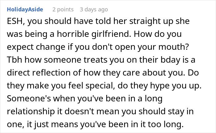 Man Expects Special Treatment From GF On His B-Day, Gets Doubts About His Relationship Instead
