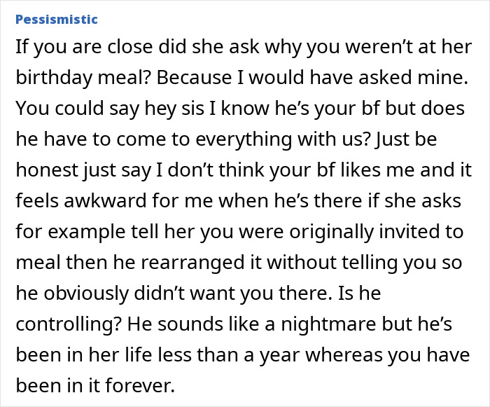 Person Thinks That There&#8217;s Definitely Something Off About Sister&#8217;s BF, Wonders What To Do