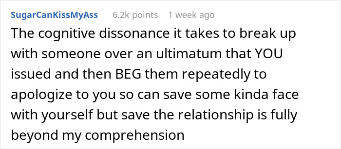 GF Manipulates BF With Ultimatum, Breaks Up With Him On Vacation, Is Mad When He Calls Her Bluff
