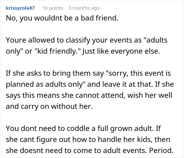 “I’m Just Tired”: Woman Decides She’ll No Longer Allow Her Friend To Bring Her Children To Events
