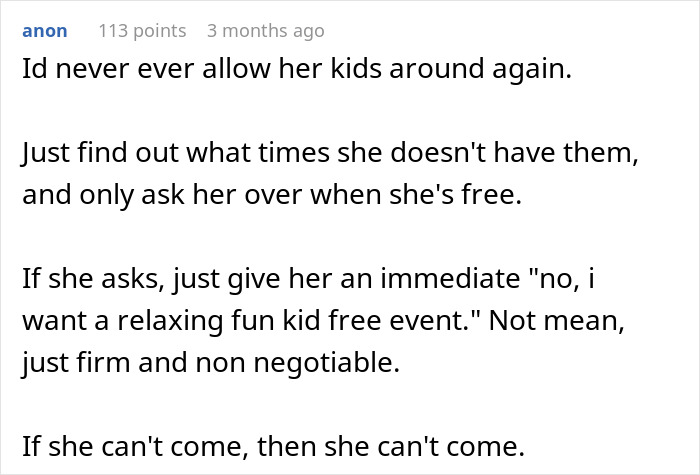 “I’m Just Tired”: Woman Decides She’ll No Longer Allow Her Friend To Bring Her Children To Events