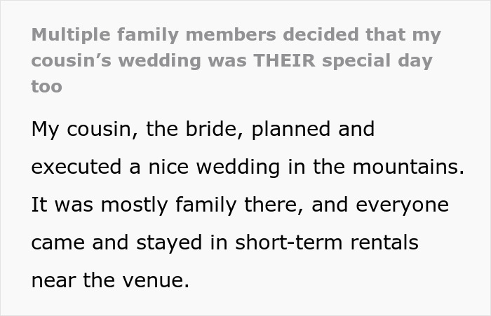 Person Sips On Their Cocktail While Observing The Circus That Their Cousin’s Wedding Turned Into