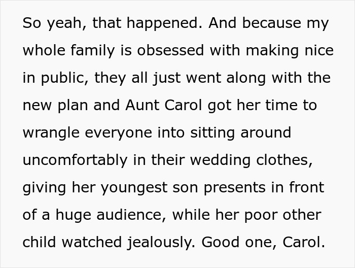 Person Sips On Their Cocktail While Observing The Circus That Their Cousin’s Wedding Turned Into