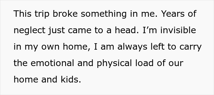 &#8220;He Acted Like I Didn&#8217;t Even Exist&#8221;: Husband Ignores Wife And Kids On Vacation, Faces Divorce