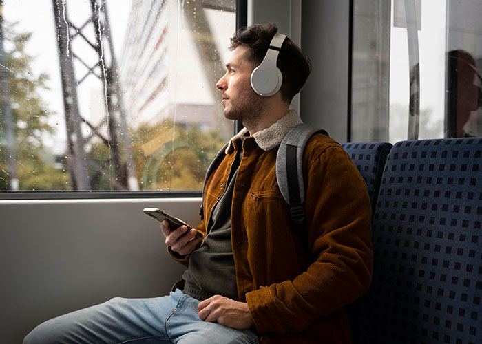 Man Stands Up To Train Bully Who Ends Up Huffing And Puffing After Not Getting His Way