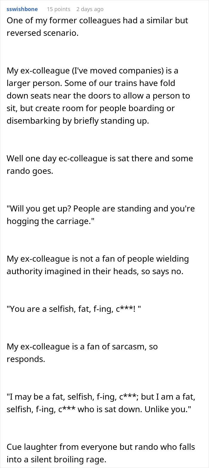 Man Stands Up To Train Bully Who Ends Up Huffing And Puffing After Not Getting His Way