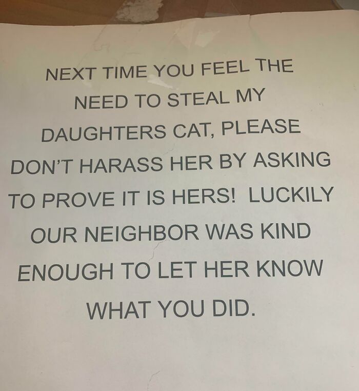 55 Unhinged Neighbors’ Notes That Made Sure Living Among People May Be Hard But Never Boring