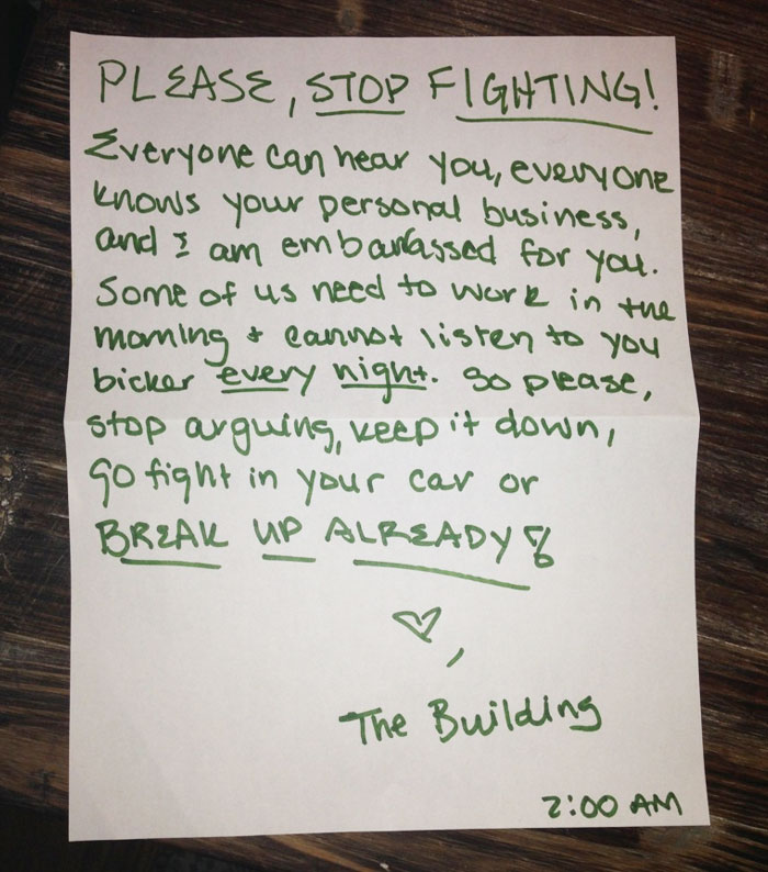 55 Unhinged Neighbors’ Notes That Made Sure Living Among People May Be Hard But Never Boring