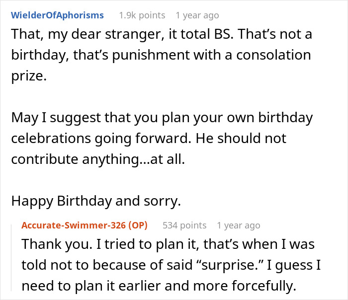 Husband’s Birthday Surprise For Wife Lands Them In Therapy After 19 Years Of Marriage