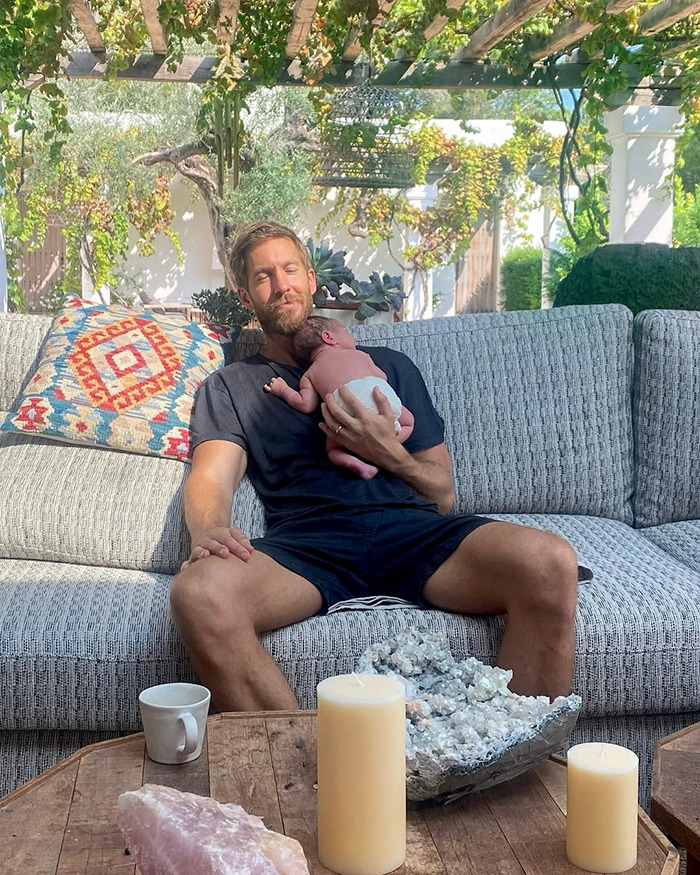 Calvin Harris Divides Fans After Posting Graphic Placenta Photos in Birth Announcement