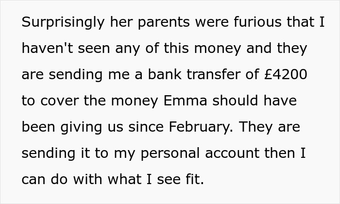 BF Secretly Lets Sister Move In Without Asking, Girlfriend Discovers Months Of Hidden Payments