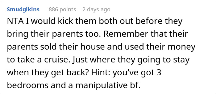 BF Secretly Lets Sister Move In Without Asking, Girlfriend Discovers Months Of Hidden Payments