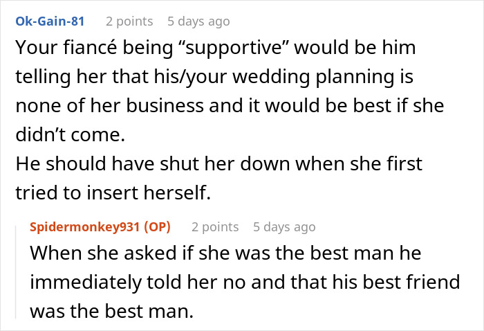Fiancé’s Female Friend Demands Speech, Matching Dress, Best Man Role, Bride Is Ready To Cut Ties