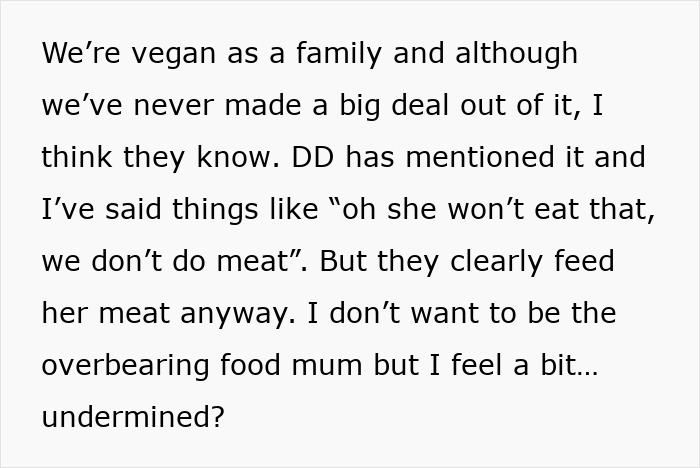 Elderly Lady Keeps Feeding Neighbor’s 6YO Sausages And Trifle Without Asking, Vegan Mom Beyond Irked