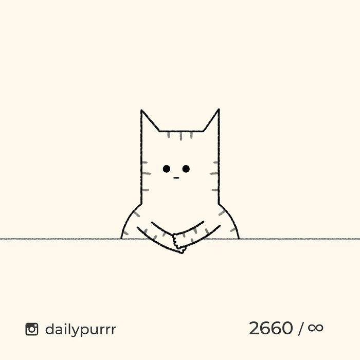 50 Times ‘Stupid Cat Drawings’ Made Everyone Laugh With How Accurate They Were
