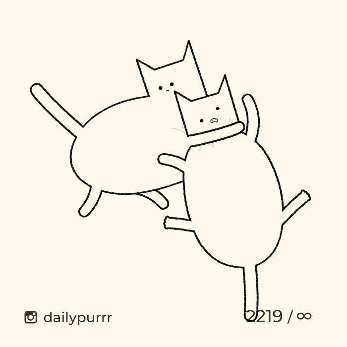 50 Times ‘Stupid Cat Drawings’ Made Everyone Laugh With How Accurate They Were