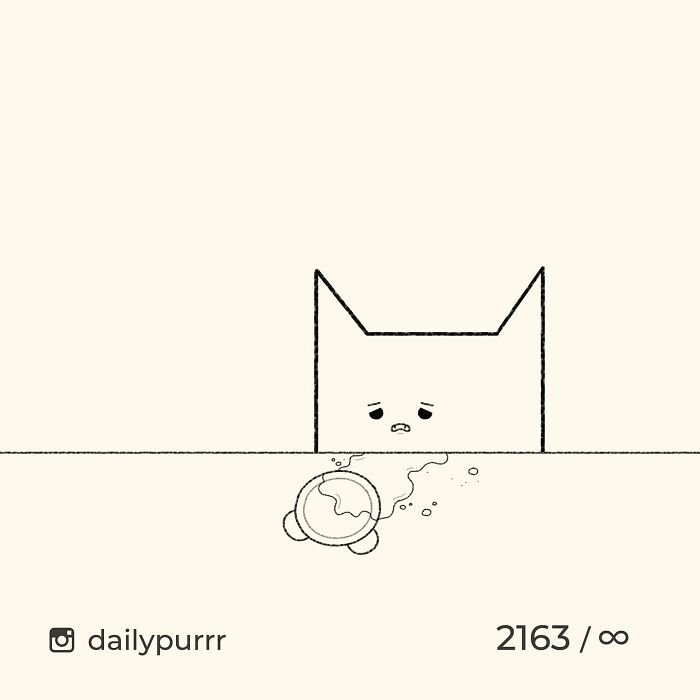 50 Times ‘Stupid Cat Drawings’ Made Everyone Laugh With How Accurate They Were