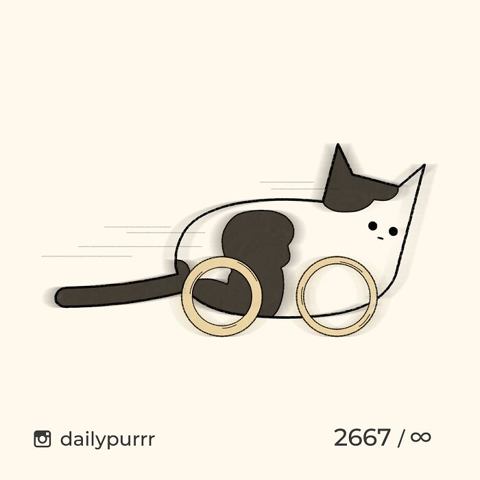 50 Times ‘Stupid Cat Drawings’ Made Everyone Laugh With How Accurate They Were